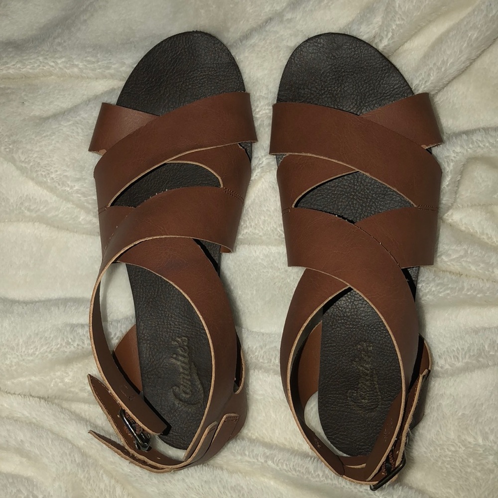 Brown Strappy Sandals